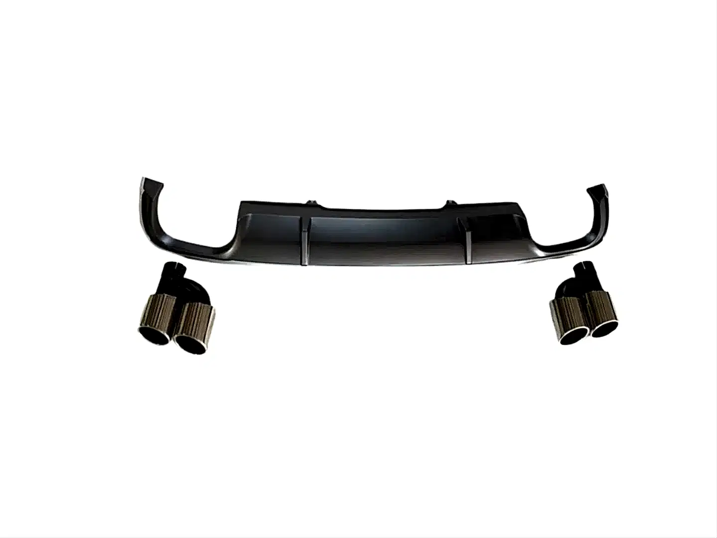 A4 2016-2019 IÇIN UYUMLU S4 GORUNUM DIFUZOR VE EGZOZ SETI (normal tampon için)