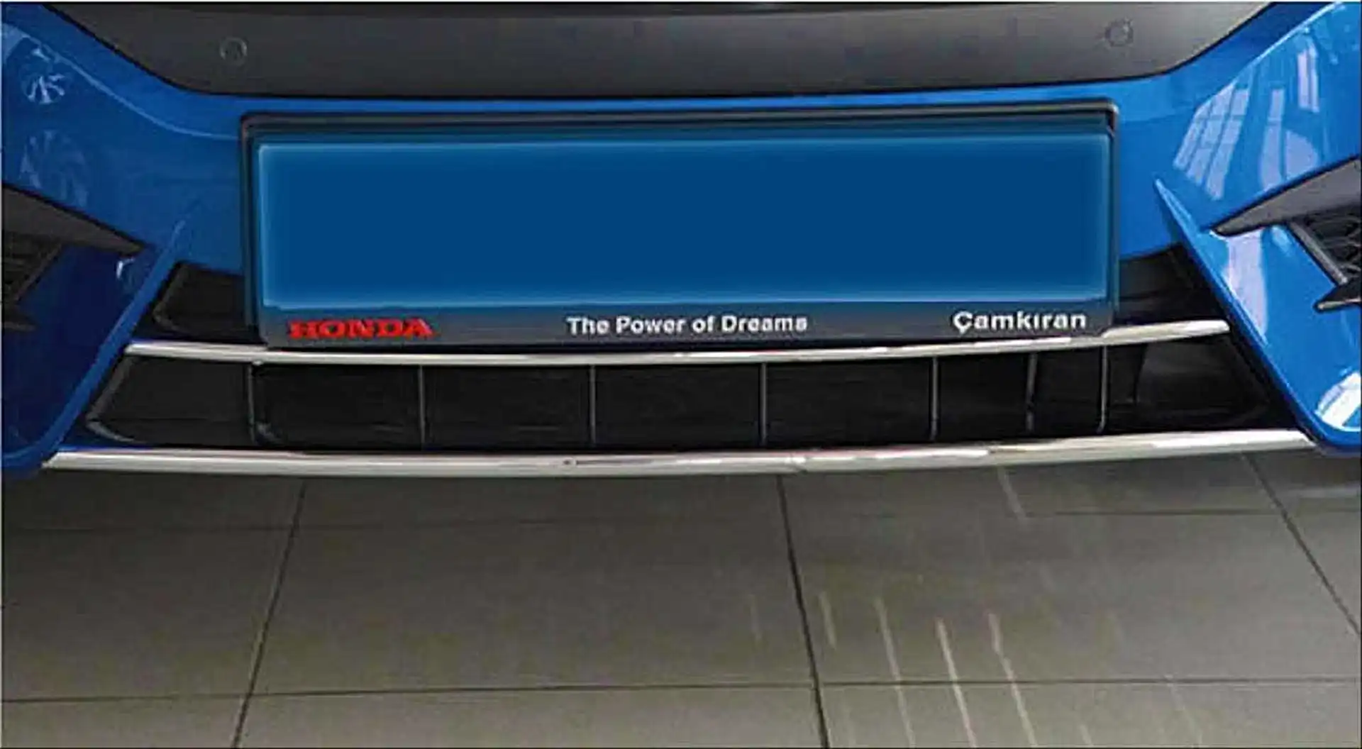 CIVIC FC5 2016-2019 IÇIN UYUMLU ÖN TAMPON ALT NIKELAJI 2 PARÇA