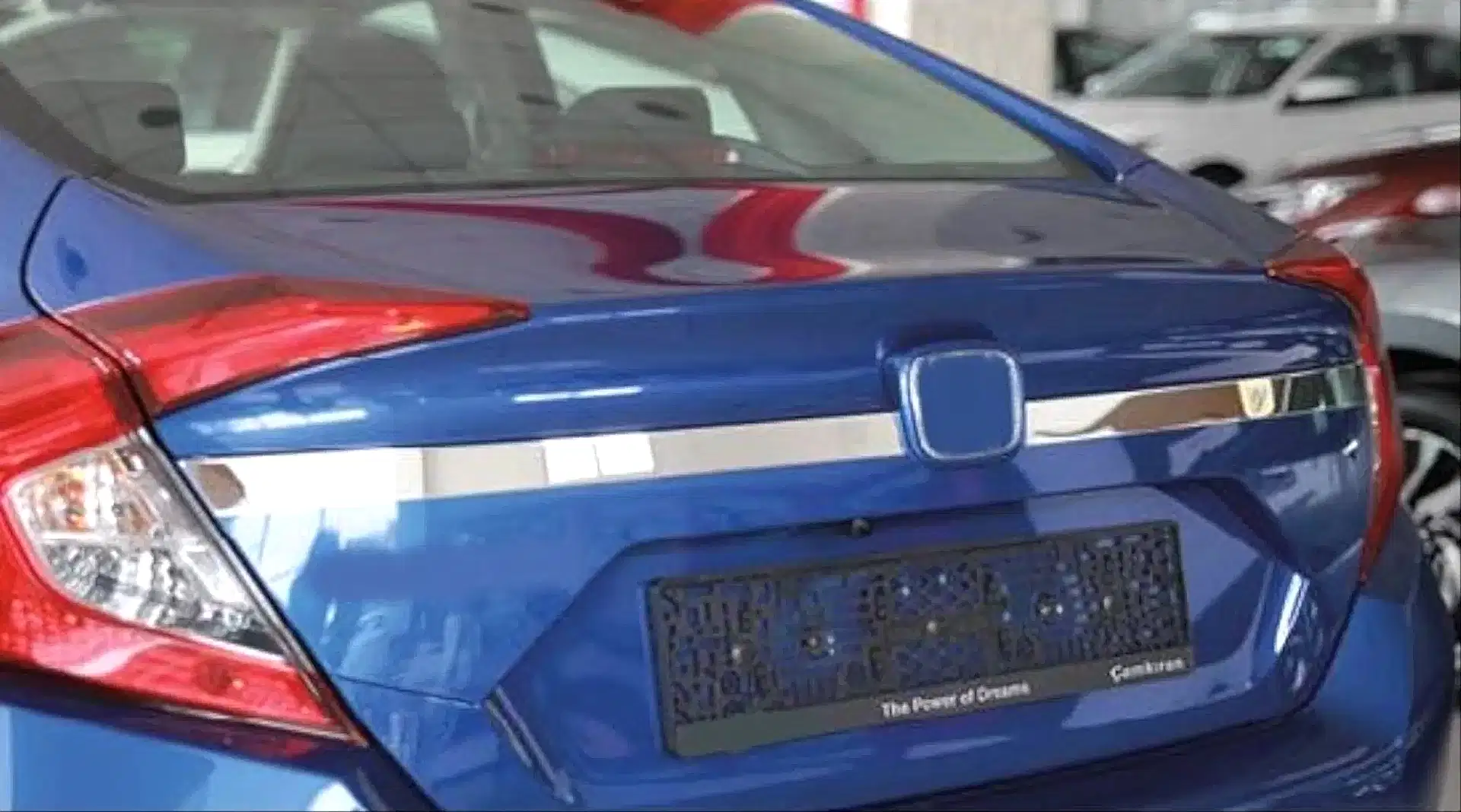 CIVIC FC5 2016-2020 IÇIN UYUMLU BAGAJ ÜST NIKELAJ KAPLAMA DAR